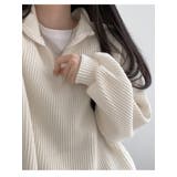 オーバーフィット長袖ニット レディース 長袖 | VIVID LADY | 詳細画像12