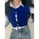 ユニークなコルセットニットベスト レディース Y2K | VIVID LADY | 詳細画像11