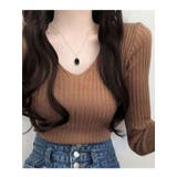 Vネックニット 薄手 レディース | VIVID LADY | 詳細画像26