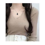 Vネックニット 薄手 レディース | VIVID LADY | 詳細画像20