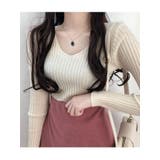 Vネックニット 薄手 レディース | VIVID LADY | 詳細画像14