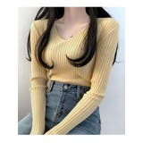 Vネックニット 薄手 レディース | VIVID LADY | 詳細画像15