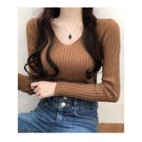 Vネックニット 薄手 レディース | VIVID LADY | 詳細画像25