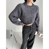 素敵なバックスリットニット長袖 レディース クロップド丈 | VIVID LADY | 詳細画像13