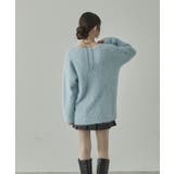 アンゴラタッチVネックニットプルオーバー | VIVID LADY | 詳細画像15 