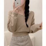 Vネック ショート丈ニット | VIVID LADY | 詳細画像10