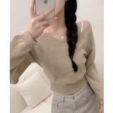 Vネック ショート丈ニット | VIVID LADY | 詳細画像11