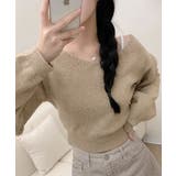 Vネック ショート丈ニット | VIVID LADY | 詳細画像12