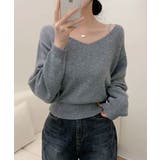 Vネック ショート丈ニット | VIVID LADY | 詳細画像15