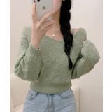 Vネック ショート丈ニット | VIVID LADY | 詳細画像20