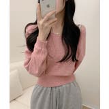 Vネック ショート丈ニット | VIVID LADY | 詳細画像3