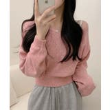 Vネック ショート丈ニット | VIVID LADY | 詳細画像4