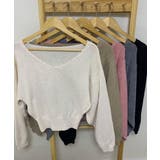 Vネック ショート丈ニット | VIVID LADY | 詳細画像21