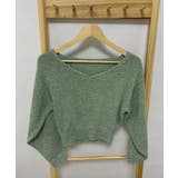 Vネック ショート丈ニット | VIVID LADY | 詳細画像22