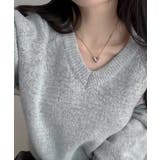 Vネック ルーズニットトップス | VIVID LADY | 詳細画像16