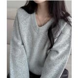 Vネック ルーズニットトップス | VIVID LADY | 詳細画像18