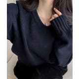 Vネック ルーズニットトップス | VIVID LADY | 詳細画像33