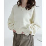 Vネック ルーズニットトップス | VIVID LADY | 詳細画像35