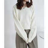 Vネック ルーズニットトップス | VIVID LADY | 詳細画像39