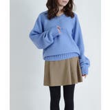 Vネック ルーズニットトップス | VIVID LADY | 詳細画像49