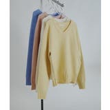 Vネック ルーズニットトップス | VIVID LADY | 詳細画像70