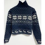 ノルディック柄 ジップアップニット | VIVID LADY | 詳細画像26 