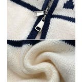 ノルディック柄 Wジップニットブルゾン | VIVID LADY | 詳細画像31