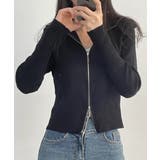 ダブルジップ リブニット カーディガン | VIVID LADY | 詳細画像23 