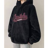 両面ボア フード付きオーバーサイズパーカー | VIVID LADY | 詳細画像1 