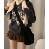 クルーネック カジュアルニットトップス | VIVID LADY | 詳細画像11 