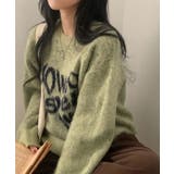 クルーネック カジュアルニットトップス | VIVID LADY | 詳細画像17 