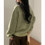 クルーネック カジュアルニットトップス | VIVID LADY | 詳細画像20 