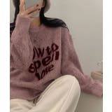 クルーネック カジュアルニットトップス | VIVID LADY | 詳細画像6 