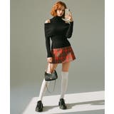 タートルネック×オフショルダー リブニット | VIVID LADY | 詳細画像10