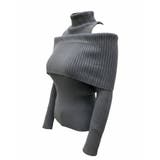 タートルネック×オフショルダー リブニット | VIVID LADY | 詳細画像16