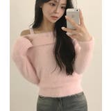 オフショルダーシャギーニットトップス | VIVID LADY | 詳細画像14 