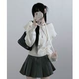 チョーカー付き ビッグカラーニットトップス | VIVID LADY | 詳細画像6 