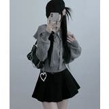 チョーカー付き ビッグカラーニットトップス | VIVID LADY | 詳細画像13 