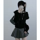 チョーカー付き ビッグカラーニットトップス | VIVID LADY | 詳細画像22 