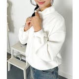 ボリューム袖アノラックリブニット レディース 春 | VIVID LADY | 詳細画像11 