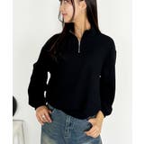 ボリューム袖アノラックリブニット レディース 春 | VIVID LADY | 詳細画像33 