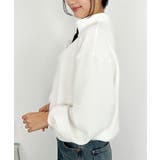 ボリューム袖アノラックリブニット レディース 春 | VIVID LADY | 詳細画像9 