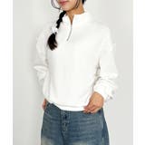 アイボリー | ボリューム袖アノラックリブニット レディース 春 | VIVID LADY