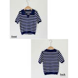 ボーダーポロニット 半袖 全3色 | VIVID LADY | 詳細画像21