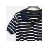 ボーダーポロニット 半袖 全3色 | VIVID LADY | 詳細画像5