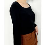 ニットセーター スクエアネック ショート丈 | VIVID LADY | 詳細画像28