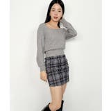 ニットセーター スクエアネック ショート丈 | VIVID LADY | 詳細画像34