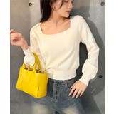 ニットセーター スクエアネック ショート丈 | VIVID LADY | 詳細画像10