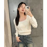 ニットセーター スクエアネック ショート丈 | VIVID LADY | 詳細画像15