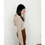 ニットカーディガン ジップアップ フード付き | VIVID LADY | 詳細画像23